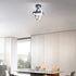 Nils LED Deckenleuchte Quadrate Schwarz | Shiraki