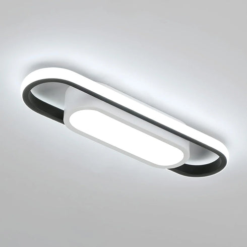 Juliette LED Deckenleuchte rechteckig 24W Weiß | Shiraki