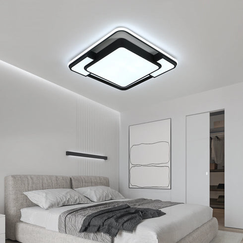 Noéline – Schwarze LED Deckenleuchte | Shiraki