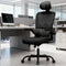 Leonardo Ergonomischer Büro-Drehstuhl mit klappbaren Armlehnen und atmungsaktiver Rückenlehne