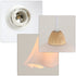 Astrid Acryl Blumen-Kronleuchte 3 lamps E27 Metall | Shiraki