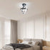 Nils LED Deckenleuchte Quadrate Schwarz | Shiraki