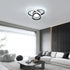 Lukas LED Deckenleuchte 30W Aluminium Schwarz | Shiraki