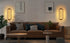 Elise LED Wandleuchte Acryl Holzoptik | Shiraki