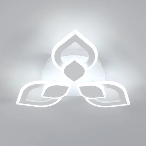 Amara LED Deckenleuchte Weiß Acryl | Shiraki