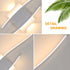 Alva LED Wandleuchte 27W Weiß Curve Design | Shiraki