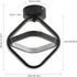 Nils LED Deckenleuchte Quadrate Schwarz | Shiraki