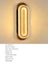 Elise LED Wandleuchte Acryl Holzoptik | Shiraki