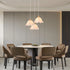 Astrid Acryl Blumen-Kronleuchte 3 lamps E27 Metall | Shiraki