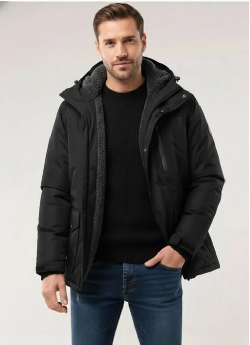 Arcturonix Herren Softshell Winterjacke winddicht warm