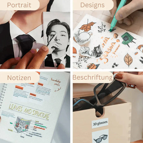 Tragbarer Mini-Drucker für unterwegs - Kompakt und Vielseitig einsetzbar