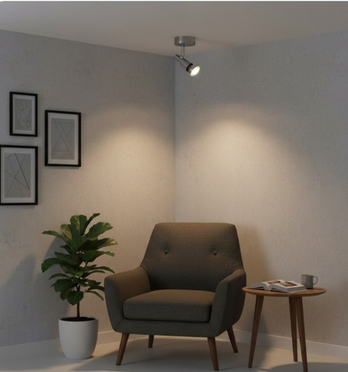 Signe LED Bad Deckenstrahler IP44 GU10 1-flammig | Shiraki