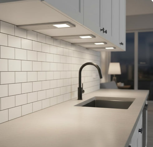 Vilde LED Küchen Unterbauleuchte 5mm Aluminium Dimmbar | Shiraki