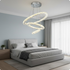 Ingrid K9 Kristall Pendelleuchte 3-Ring Dimmbar | Shiraki