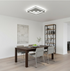 Solveig LED Deckenleuchte quadratisch Schwarz | Shiraki