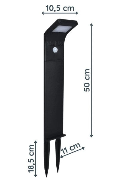 Seraphine Solar Gartenleuchte | LED Solarleuchte mit Bewegungsmelder | Shiraki