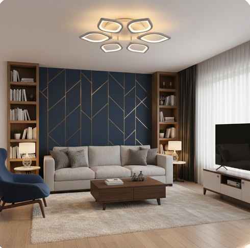 Alva LED Deckenleuchte Acryl dimmbar | Shiraki