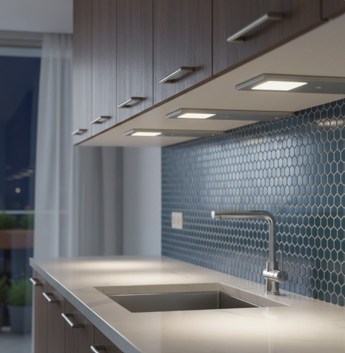 Vilde LED Küchen Unterbauleuchte 5mm Aluminium Dimmbar | Shiraki