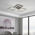 Kari LED Deckenleuchte Schwenkbare LED-Arme | Nickel-Matt | Shiraki