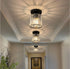 Liliane E27 Mini-Kristall-Deckenleuchte Schwarz LED | Shiraki
