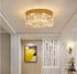 Alva LED Kristall Kronleuchter Deckenleuchte Gold | Shiraki