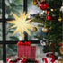 3D leuchtender Stern – Warmweißer beleuchteter Weihnachtsstern Weihnachtsdekor