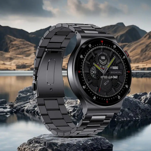 PremiumWatch – Smartwatch mit EGK, Thermometer Funktion, HD Touch Bildschirm