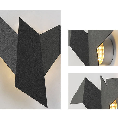 Kreative Wandleuchte in Vogel-Design