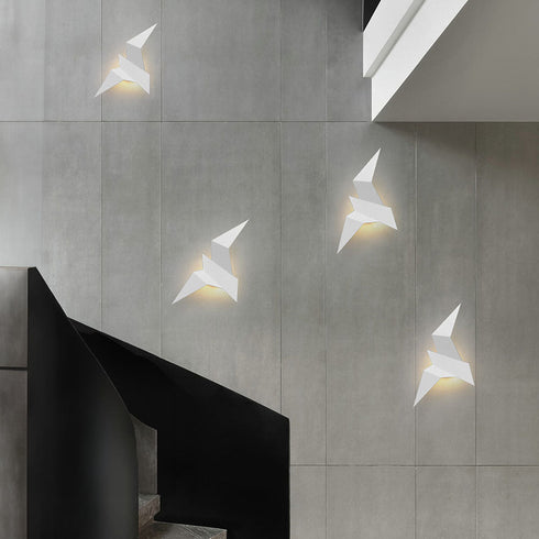 Kreative Wandleuchte in Vogel-Design