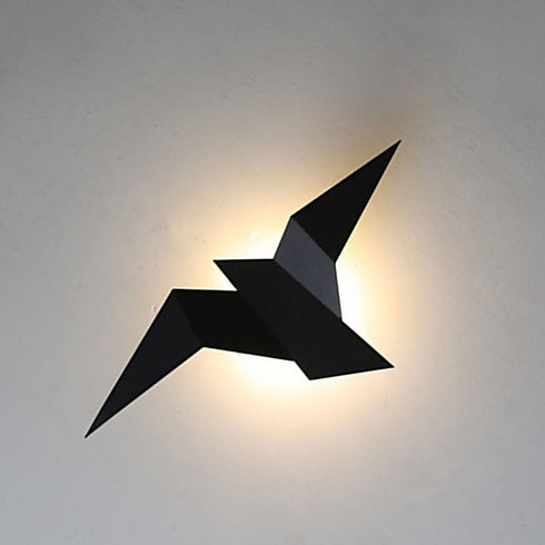 Kreative Wandleuchte in Vogel-Design