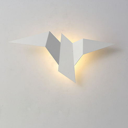 Kreative Wandleuchte in Vogel-Design
