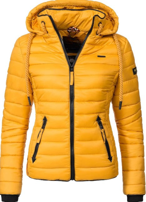 Tilda Damen Übergangs-Steppjacke mit Kapuze