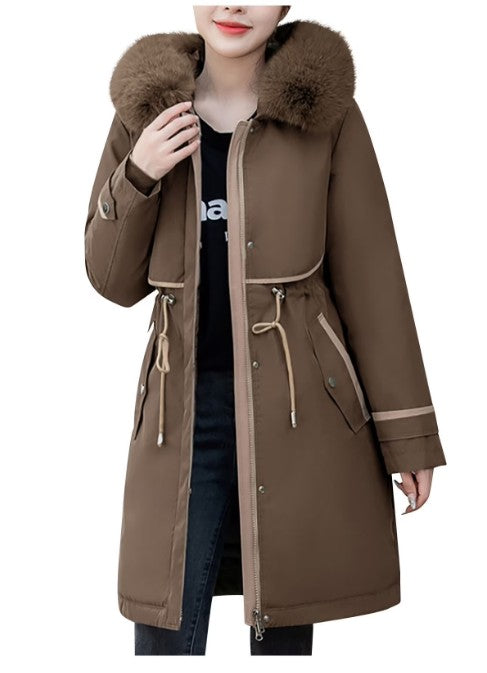 BEQUEME DAMEN WINTERJACKE MIT KAPUZE