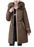 BEQUEME DAMEN WINTERJACKE MIT KAPUZE