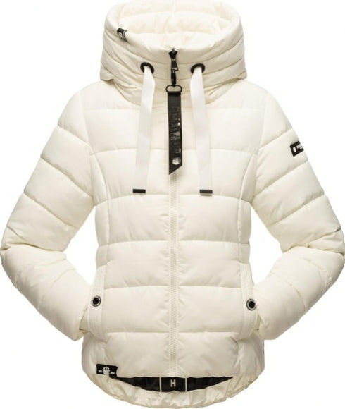 Elara Damen Winter Steppjacke mit Stehkragen