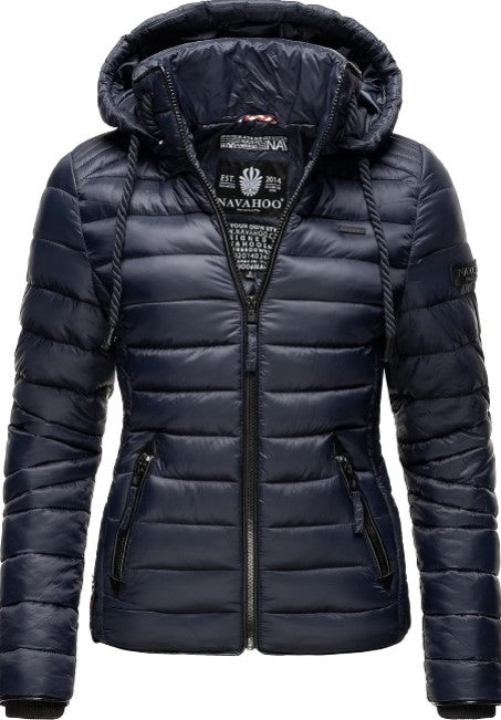 Tilda Damen Übergangs-Steppjacke mit Kapuze