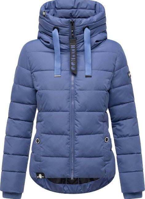 Elara Damen Winter Steppjacke mit Stehkragen