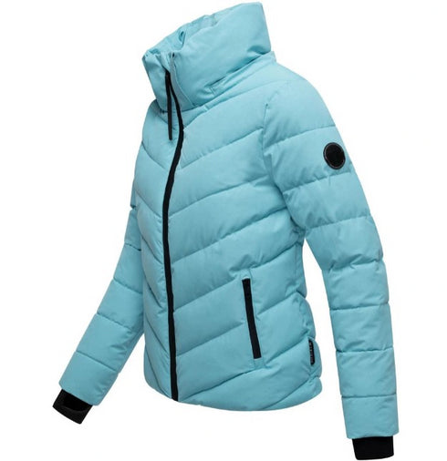 Yuna Damen Steppjacke mit Kapuze & Reißverschluss