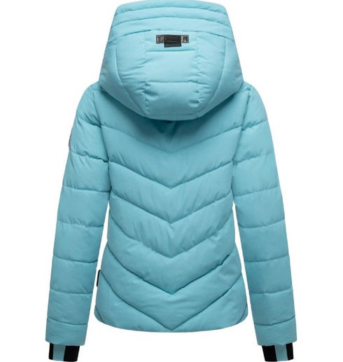 Yuna Damen Steppjacke mit Kapuze & Reißverschluss