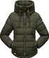 Elara Damen Winter Steppjacke mit Stehkragen