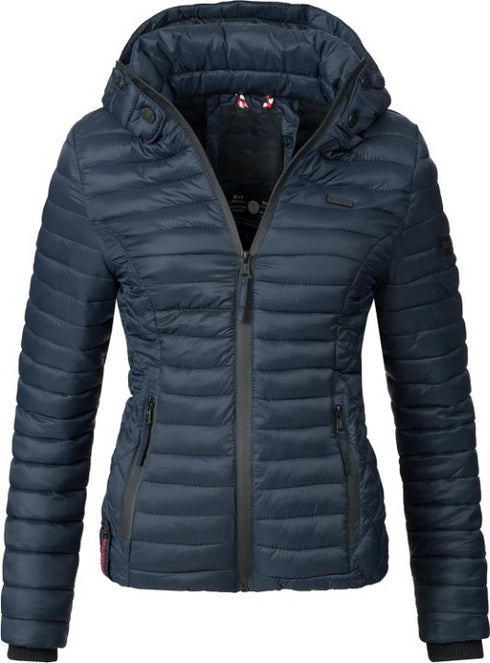 Amelie Damen Übergangs-Steppjacke mit Kapuze