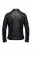 Eisenfaust Herren Biker Lederjacke mit Nieten und Gürtel