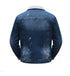 Falkorin Herren Denimjacke Übergangsjacke mit Reißverschluss