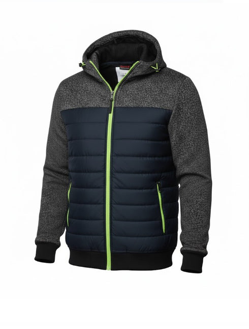 Falkorix Herren Winter Outdoorjacke winddicht Kapuze