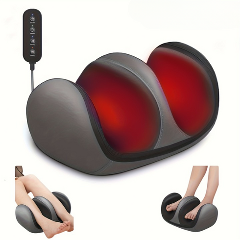Fußmassagegerät mit Wärme | 3 Heizstufen Shiatsu & Knetmassage für Füße und Beine