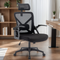 Ergonomischer Büro-Drehstuhl mit Kopfstütze und Lendenwirbelstütze