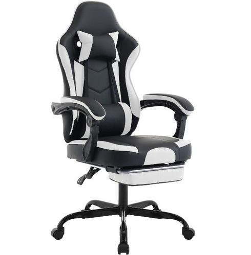 Rafello Pro Gaming-Stuhl mit Fußstütze – Ergonomischer Komfort