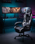 Armando Ergonomischer Gaming-Stuhl mit Fußstütze und Komfort-Polsterung