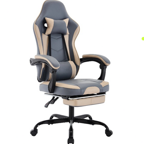 Rafello Pro Gaming-Stuhl mit Fußstütze – Ergonomischer Komfort