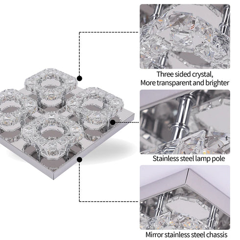 Siv Moderner LED-Kronleuchter mit Fernbedienung | Shiraki